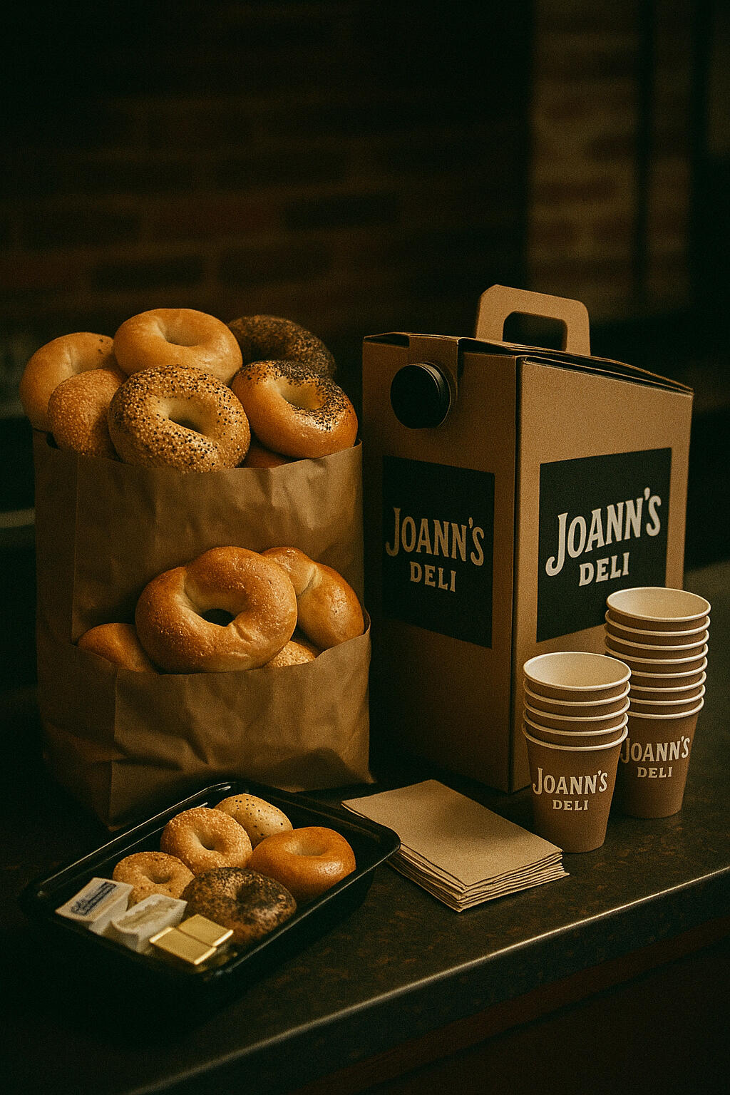 Joann’s Deli – Staten Island’s Favorite Deli for Breakfast, Lunch, and Coffee Since 1972” Catering trays and sandwich platters for Staten Island events.